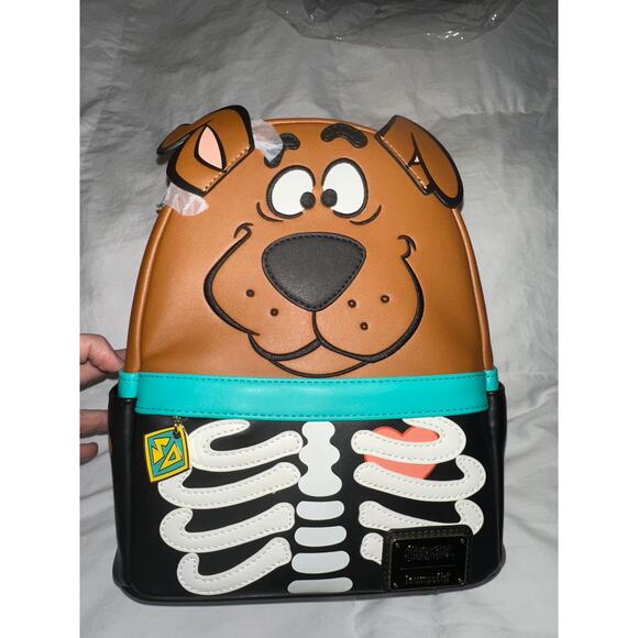 Scooby Doo Halloween Skeleton Loungefly Backpack, BNWT - Picture 1 of 5